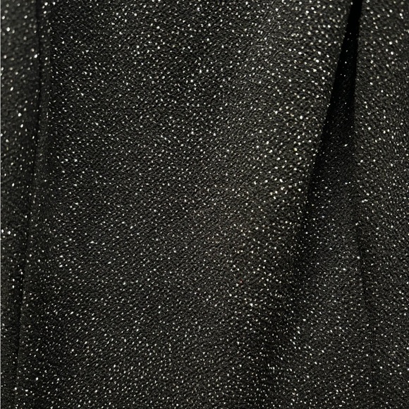 Flowy black sparkling dress. Open back with lace. Short mini dress. XXL - Picture 8 of 8